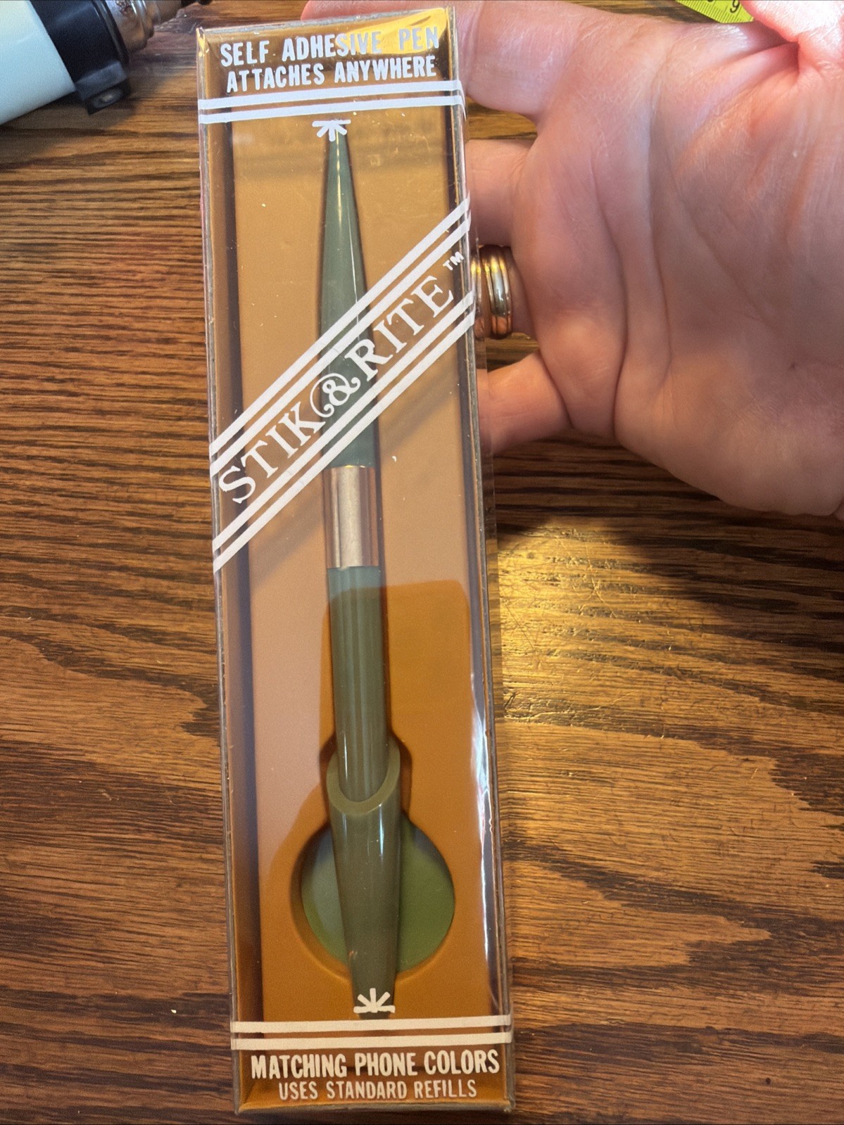 Vintage 1974 Green Stik & Rite Pen