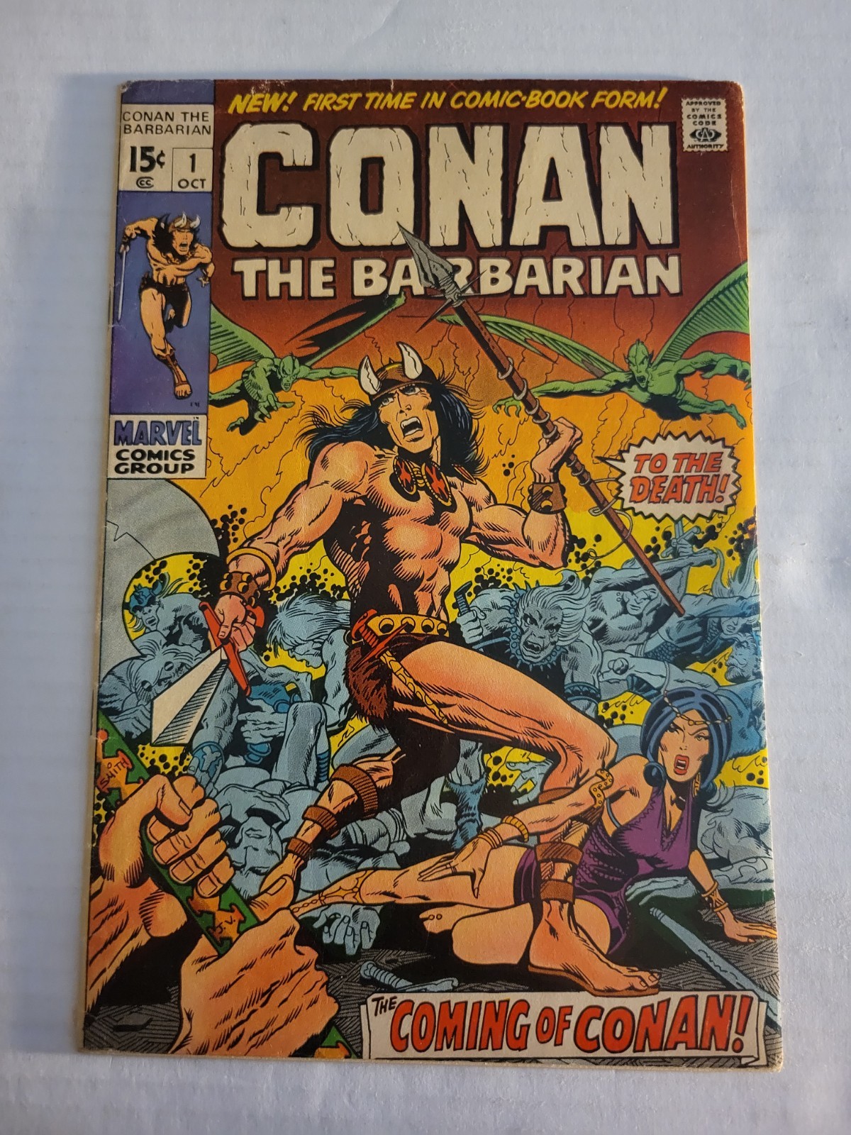 CONAN THE BARBARIAN #1 (1970)  - MARVEL 1ST APPEARANCE IN COMICS NYCC