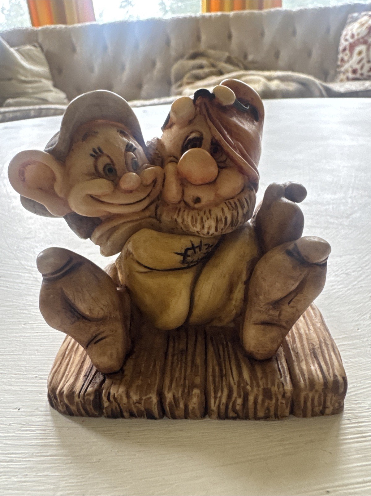 Harmony Kingdom Doc & Dopey Disney Gallery LE 3000 Snow White