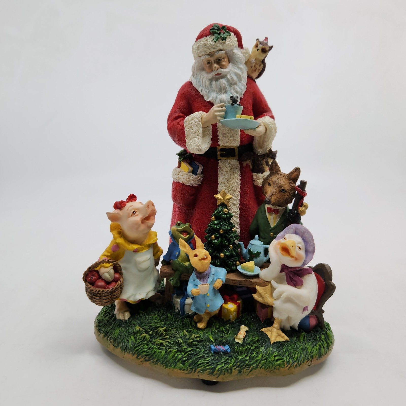 2007 Pipka Tea Time Santa Musical Waltz of the Flowers Works LE 116/950 READ