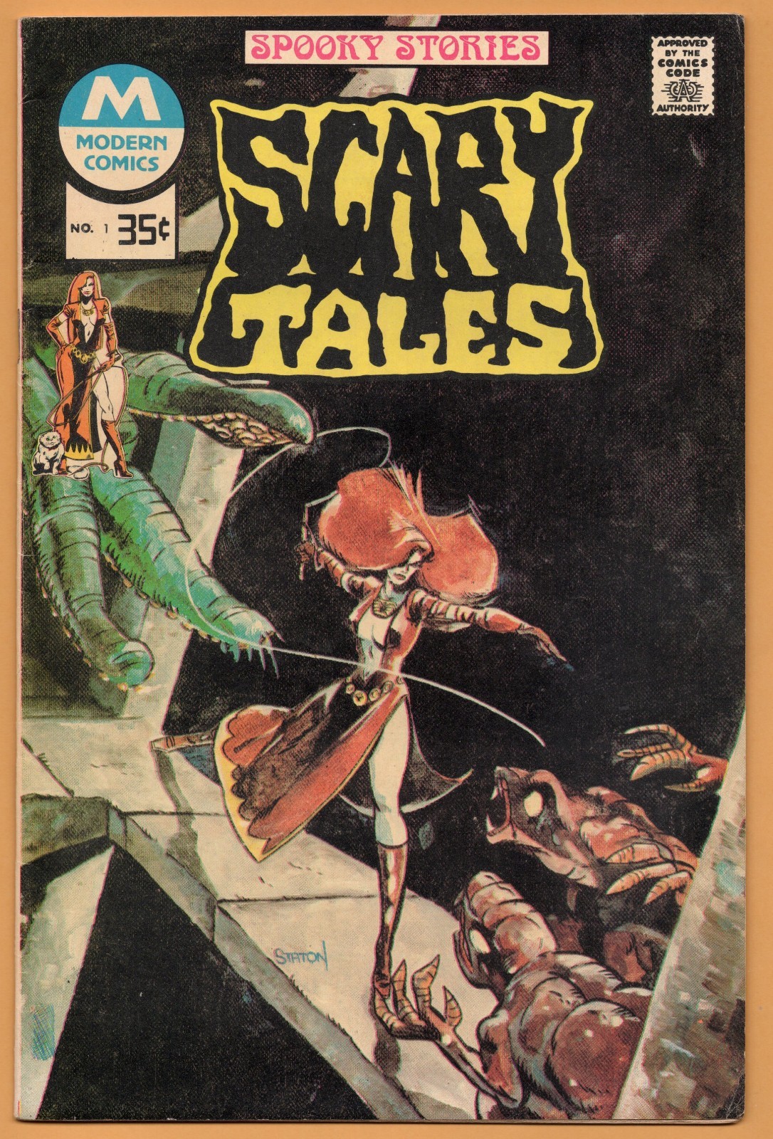 SCARY TALES # 1  8.0    VERY FINE  COUNTESS VON BLUDD      MODERN COMICS