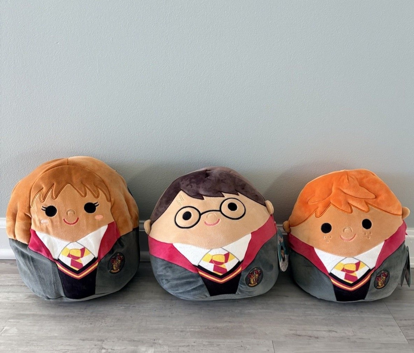 Harry Potter - Set of 3 Original Squishmallows Harry Ron And Hermione Wizards