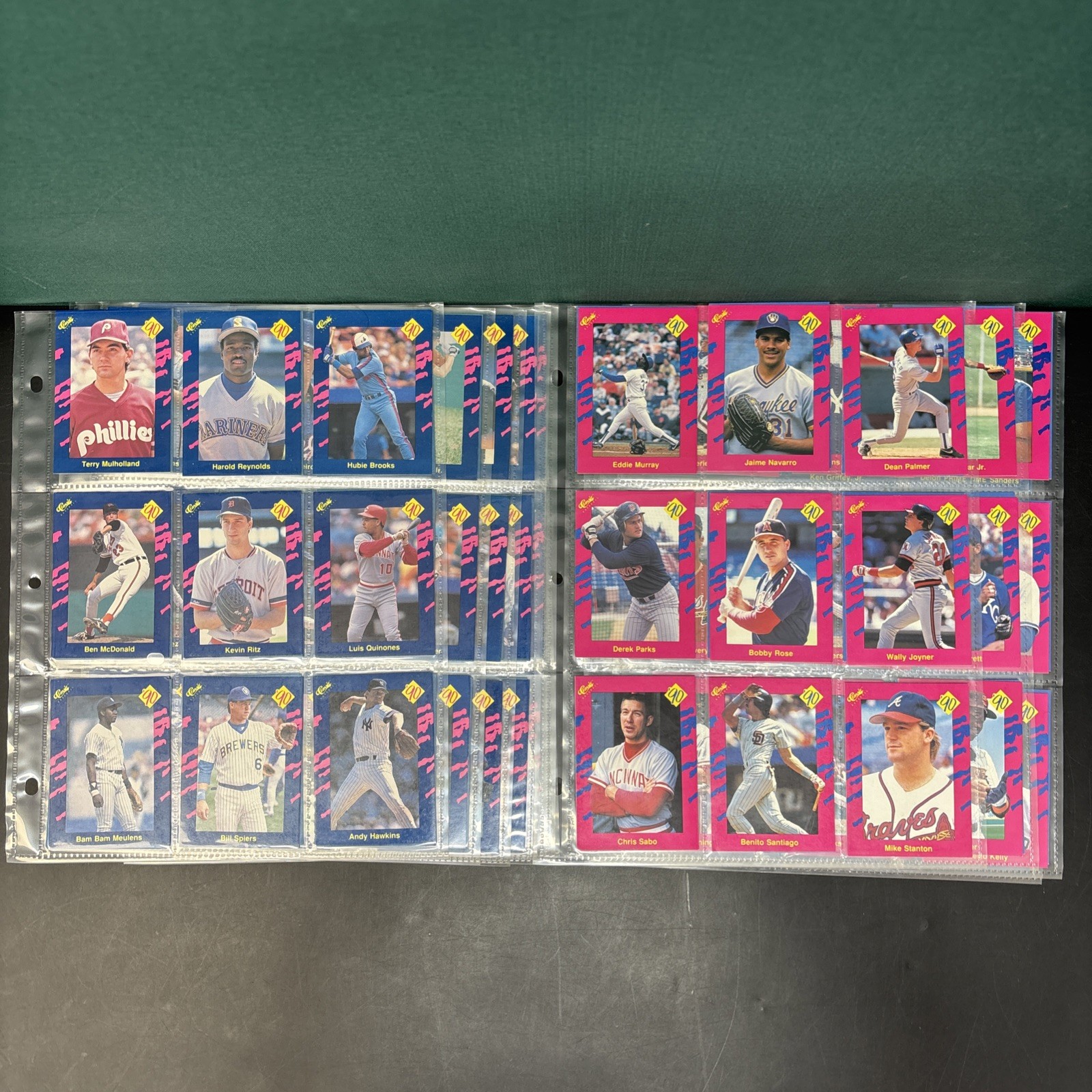 1990 Classic Baseball Cards Lot 200 Blue Pink Griffey Jr Ryan Bonds Bo Jackson