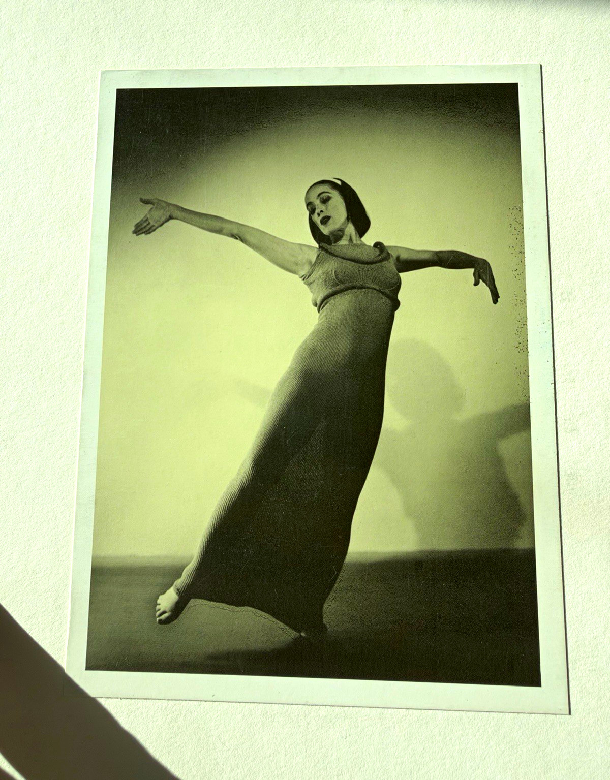 Barbara Morgan B&W Portrait Dance Photograph of Martha Graham - Signed, Unframed