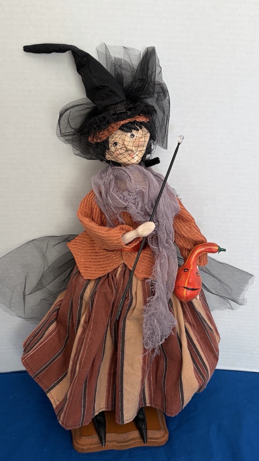 VTG 2002 ESC Trading  Company Colleen Moody Primitive Witch With Gourd &Wand