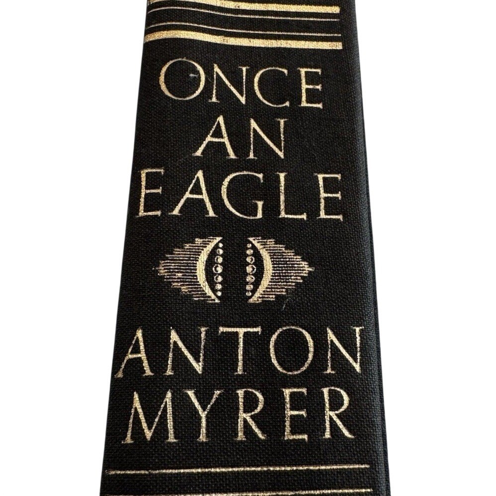 Once an Eagle, Anton Myrer 1968 First Edition Hardcover Book No Dust Cover