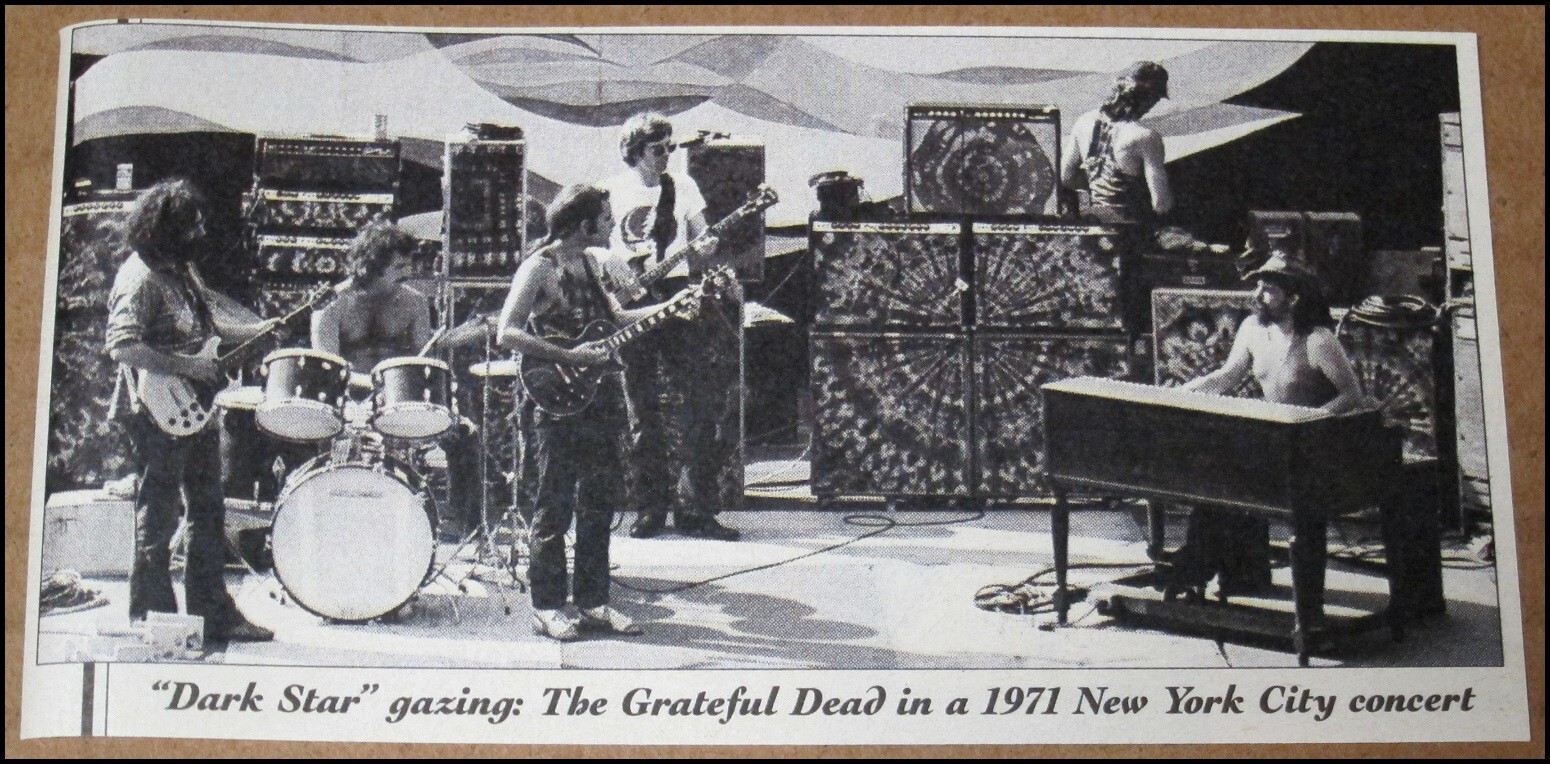 1994 The Grateful Dead New York 1971 RS Clipping Photo 4.75