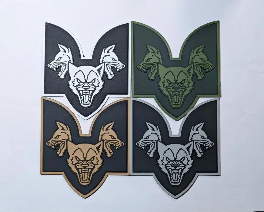 chevron Da Vinci's Wolves, Wolves 4 pcs💛💙