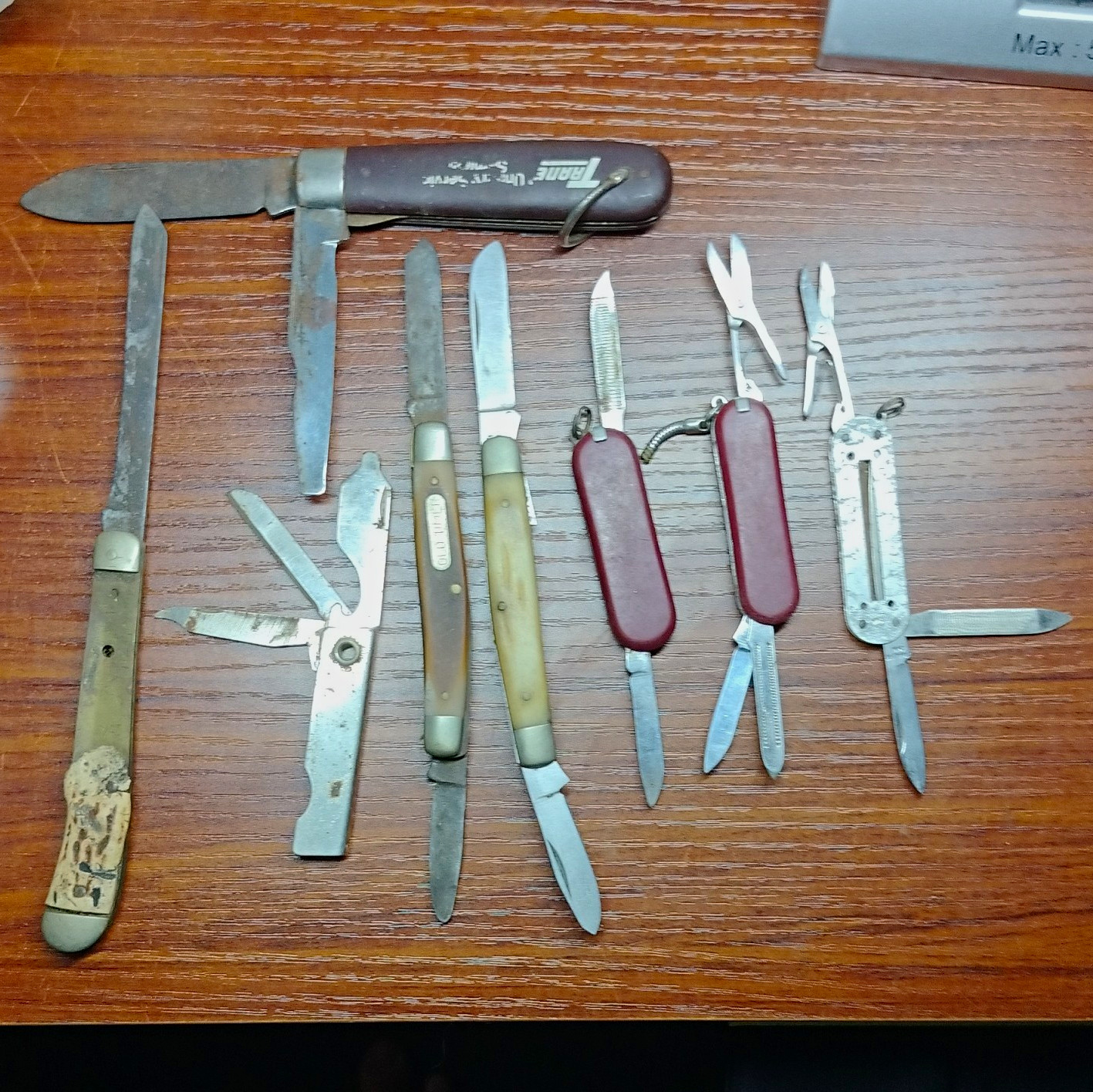 Vintage Mixed Lot Pocketknives & Multi-Tools, Stainless Steel, Scissors