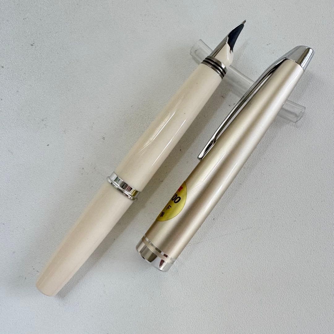 Pilot Myu Combi Fountain Pen White Fine F Unused Discontinued As-Is Collectible