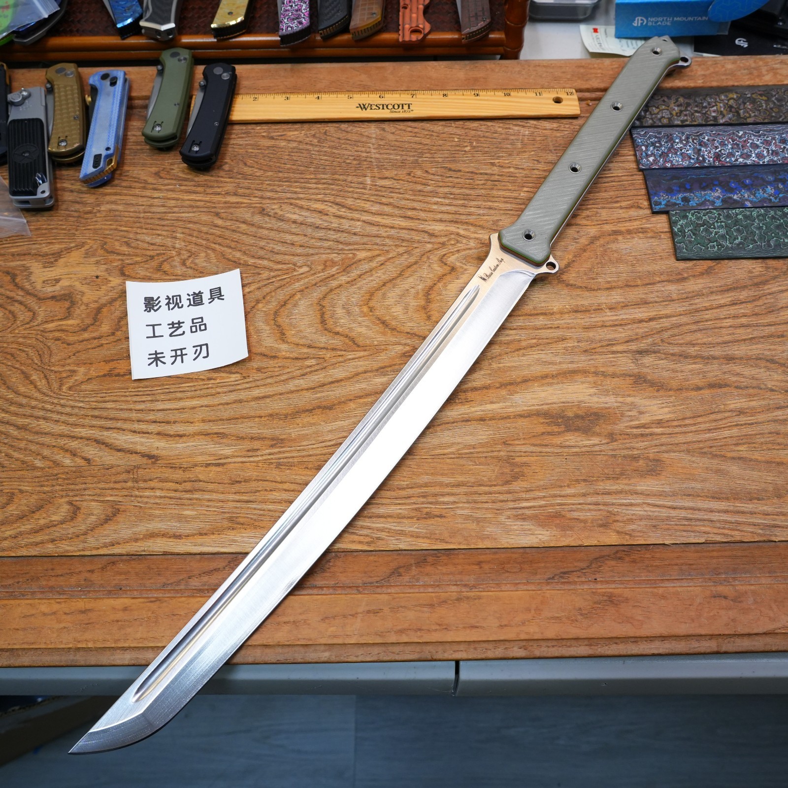 busse custom shop Comp Finish Forsaken Kensei infi wakizashi 4