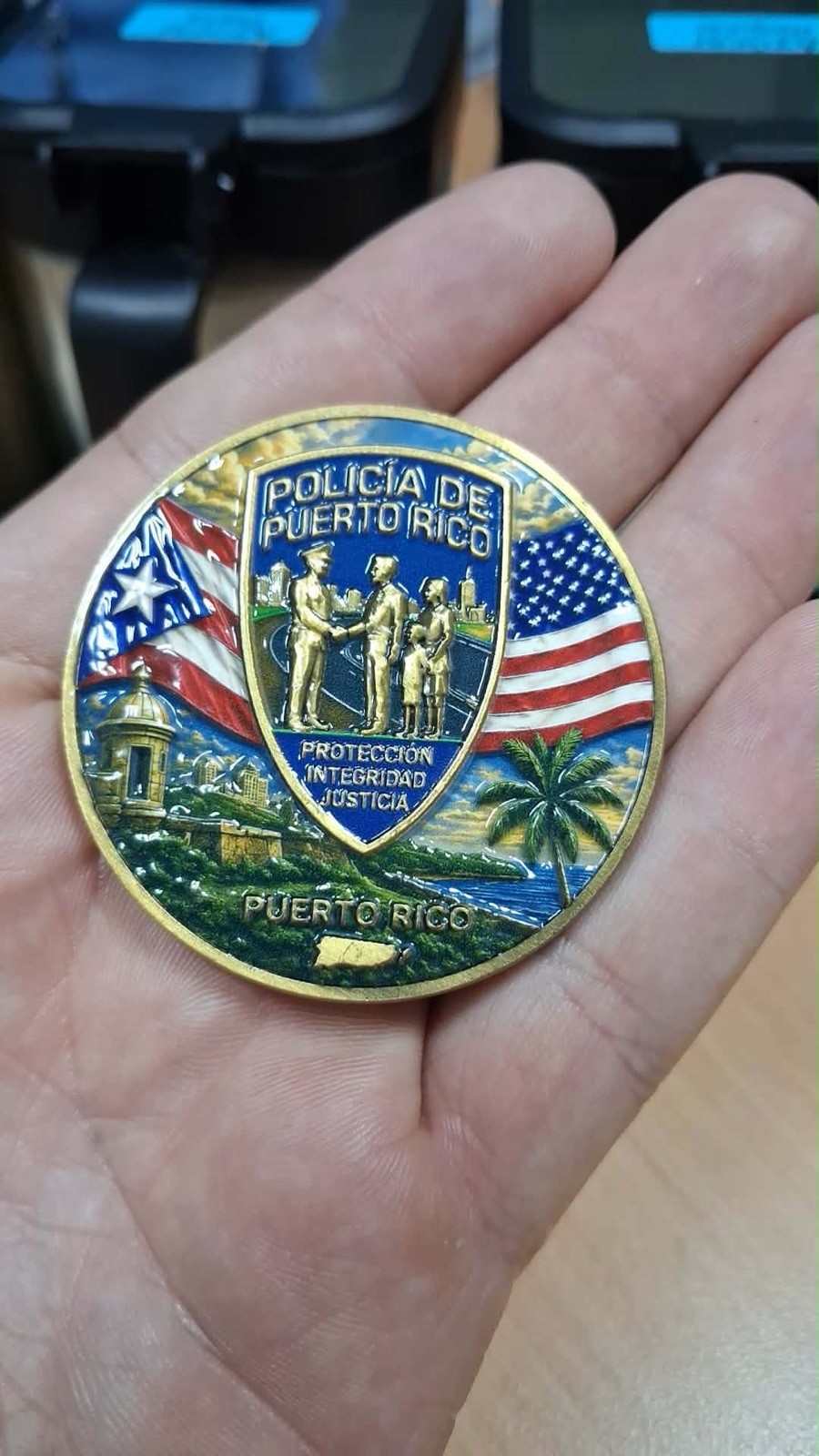 Coin Challenge La Fortaleza, Policía De Puerto Rico