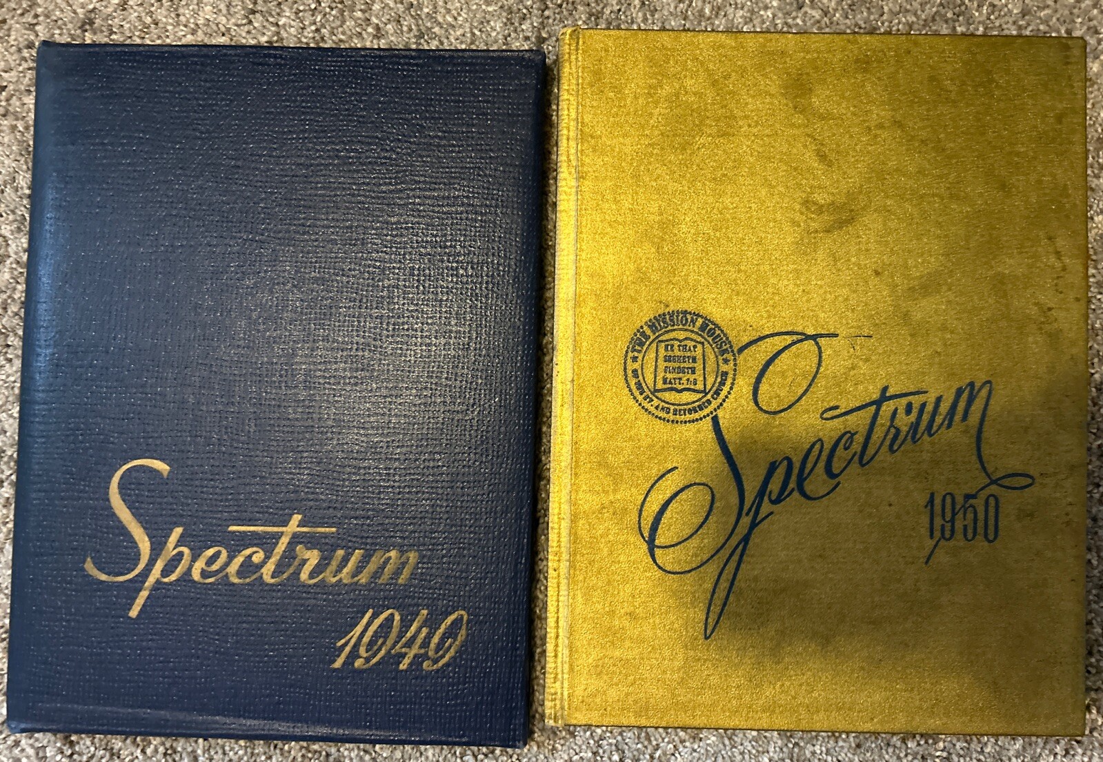 1949 & 1950 Mission House College Yearbook, Lakeland University - Plymouth, WI
