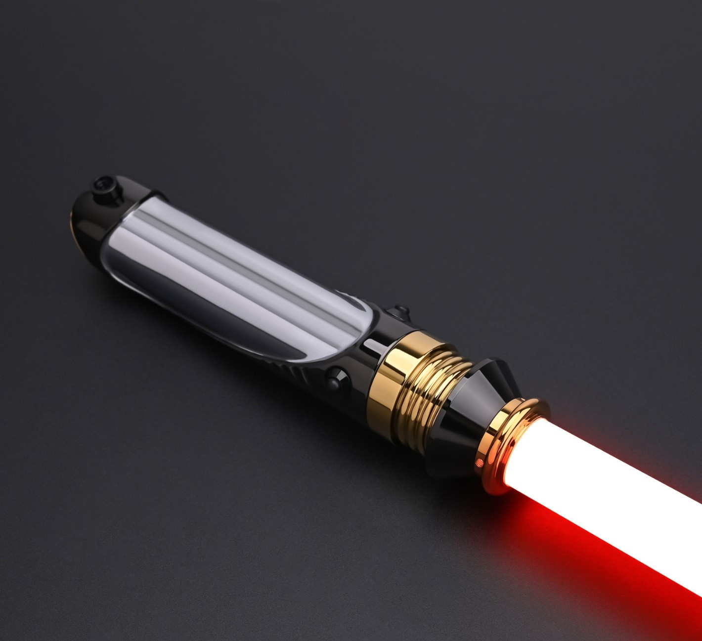 Star Wars The Emperor Palpatine Metal Lightsaber Replica Force FX Metal APP RGB