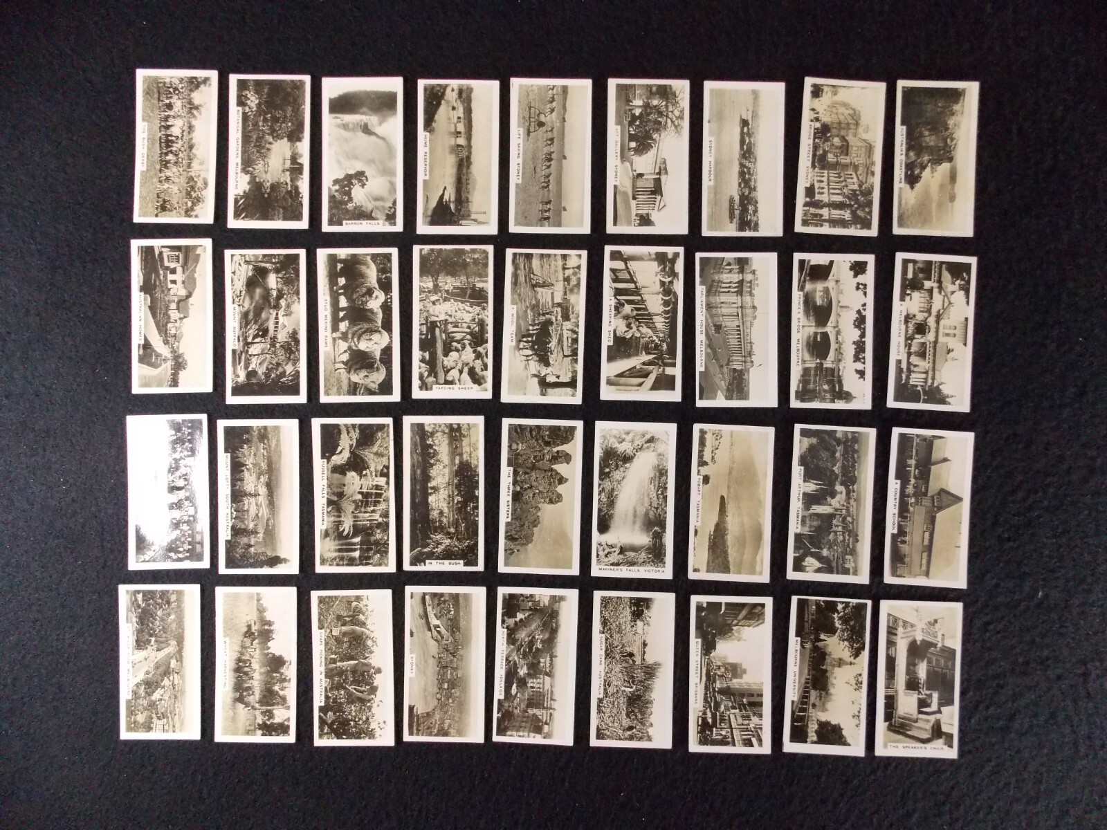 Westminster Cigarette Cards Australia 1st Series 1932 Complete Set 36