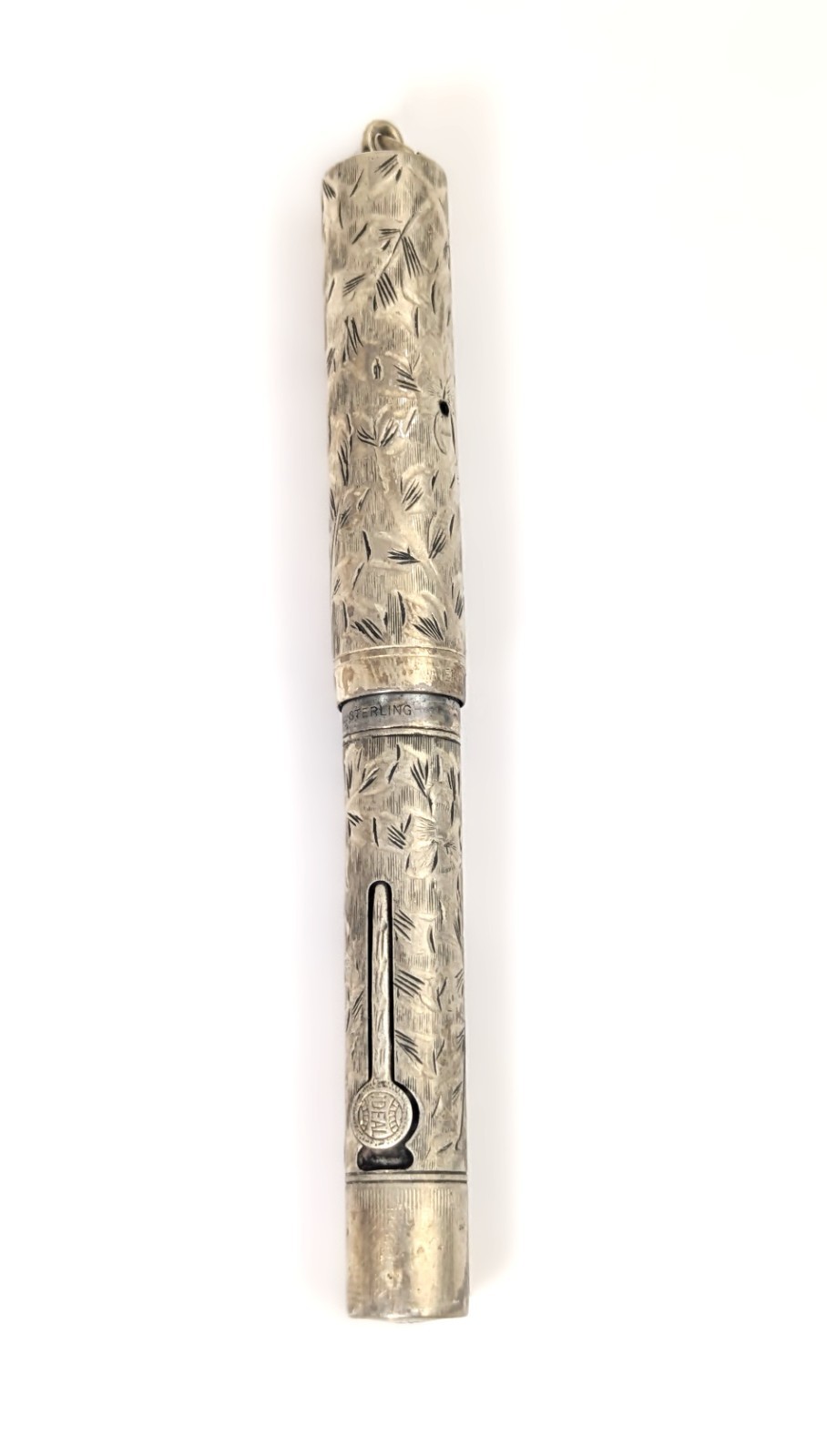 Antique Waterman Ideal Sterling Silver Fountain Pen, #452 1/2V, 3-5/8\'\'long