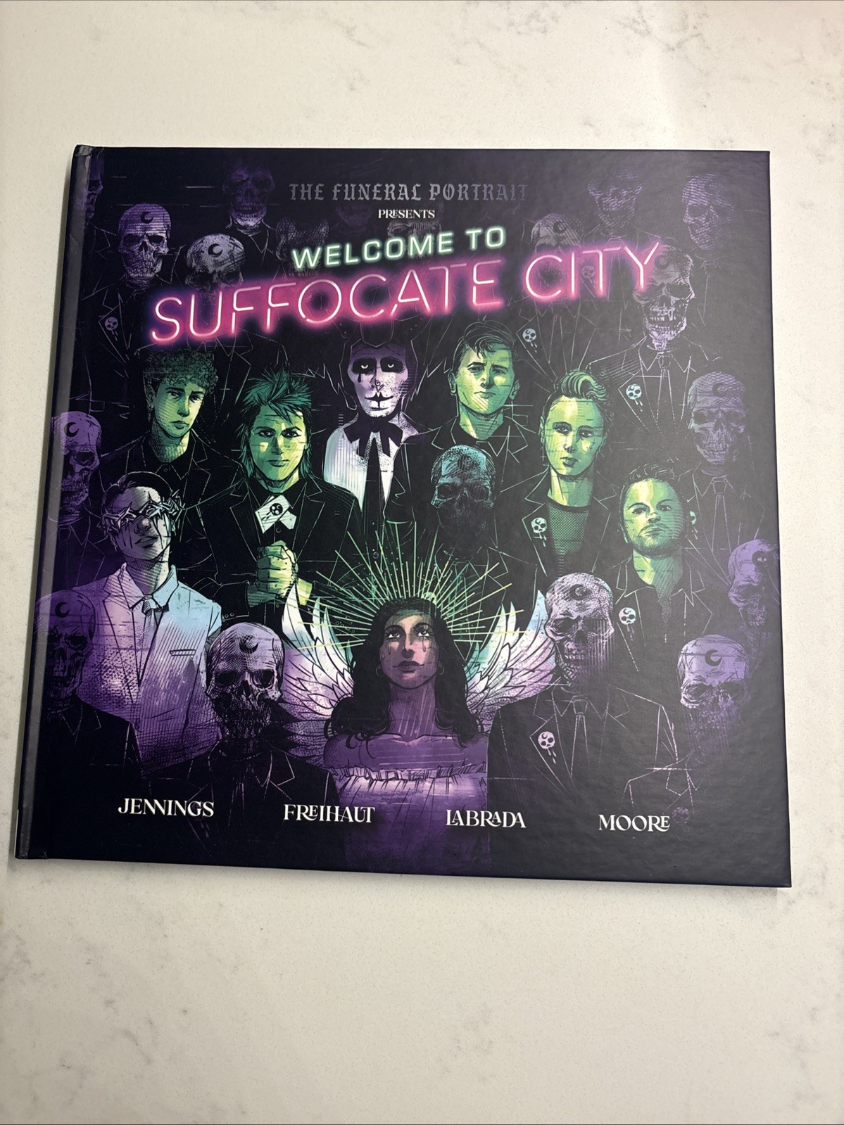 Funeral Portrait Welcome to Suffocate City Signed Book Autographed