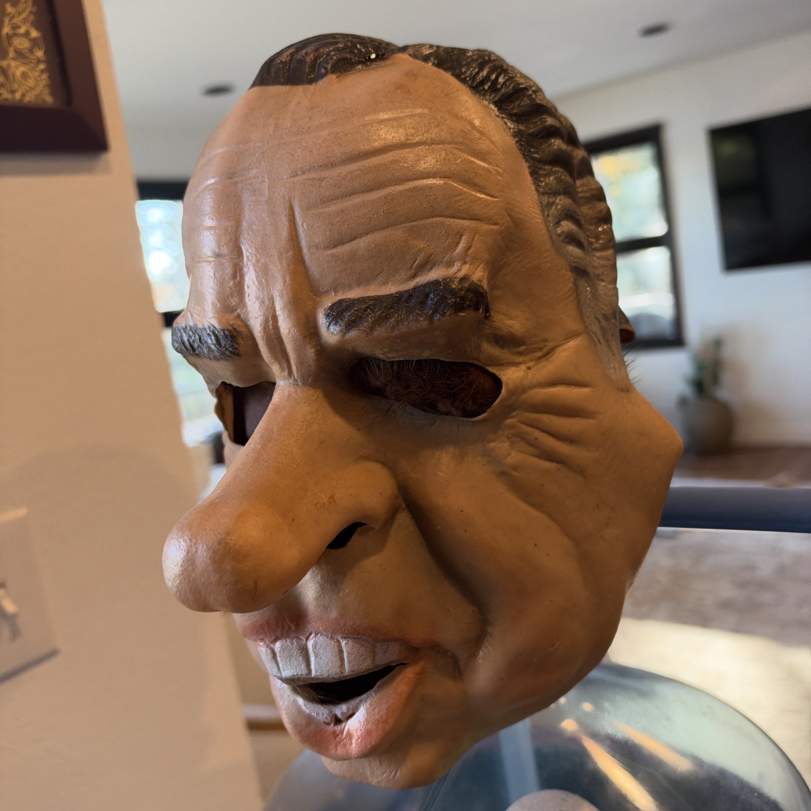 Vintage RICHARD NIXON Full Head Latex Halloween Mask - Ex Presidents Point Break