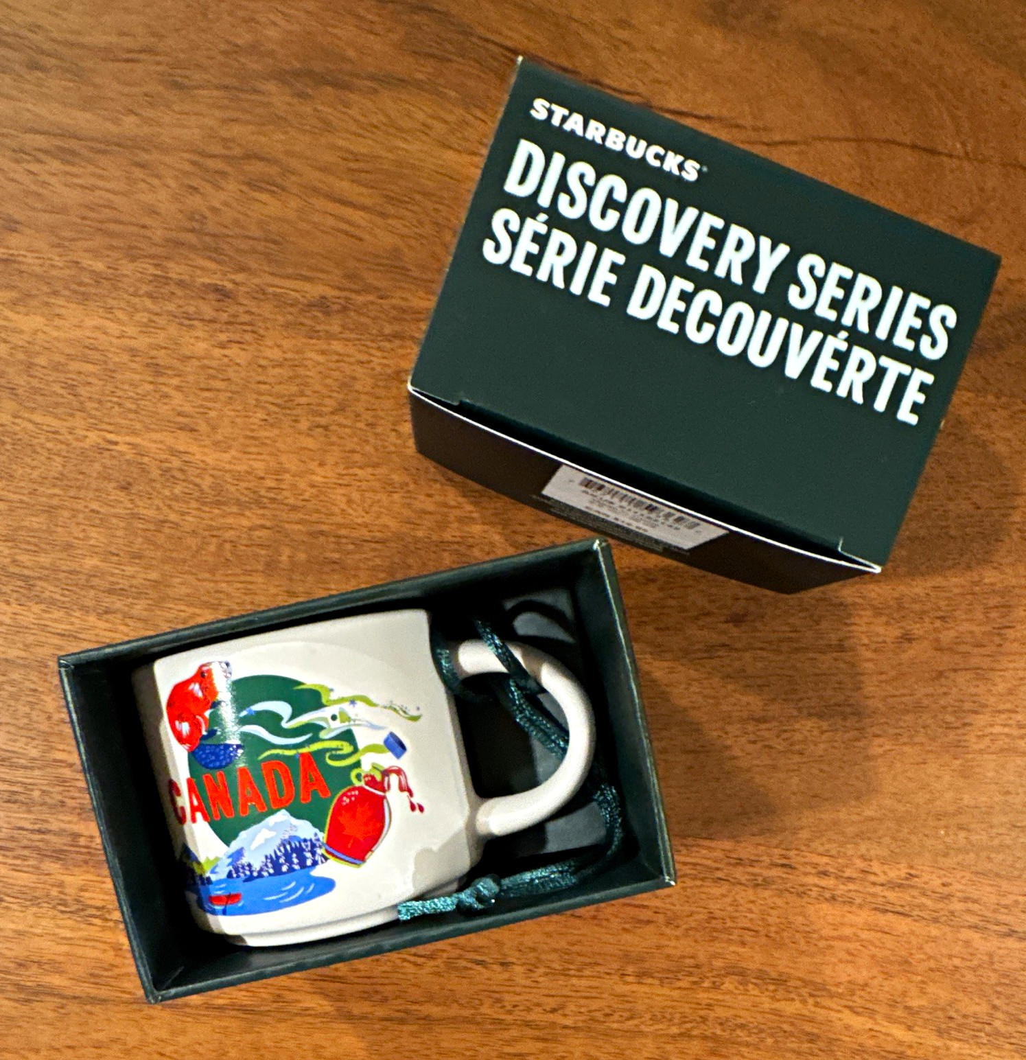 Starbucks Discovery Series Canada Mug Ornament Espresso w/ Box