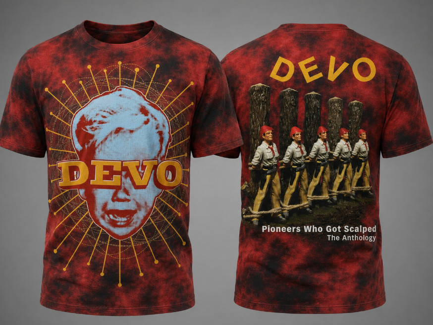 DEVO 3D T-Shirt AOP Pioneers Who Got Scalped Unisex Gift Fun 1UU202
