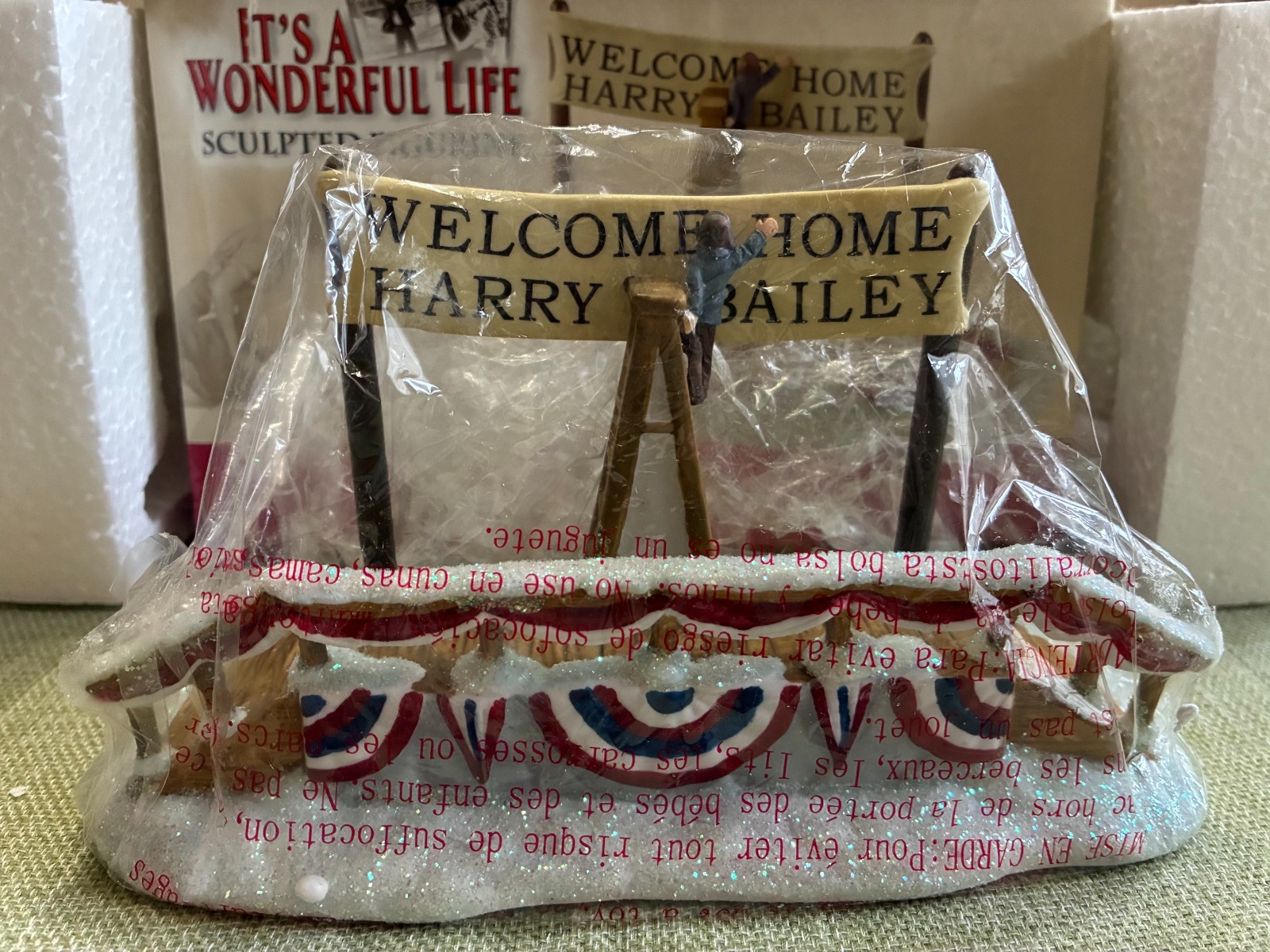 Enesco It's a Wonderful Life Holiday Village BEDFORD FALLS BANDSTAND