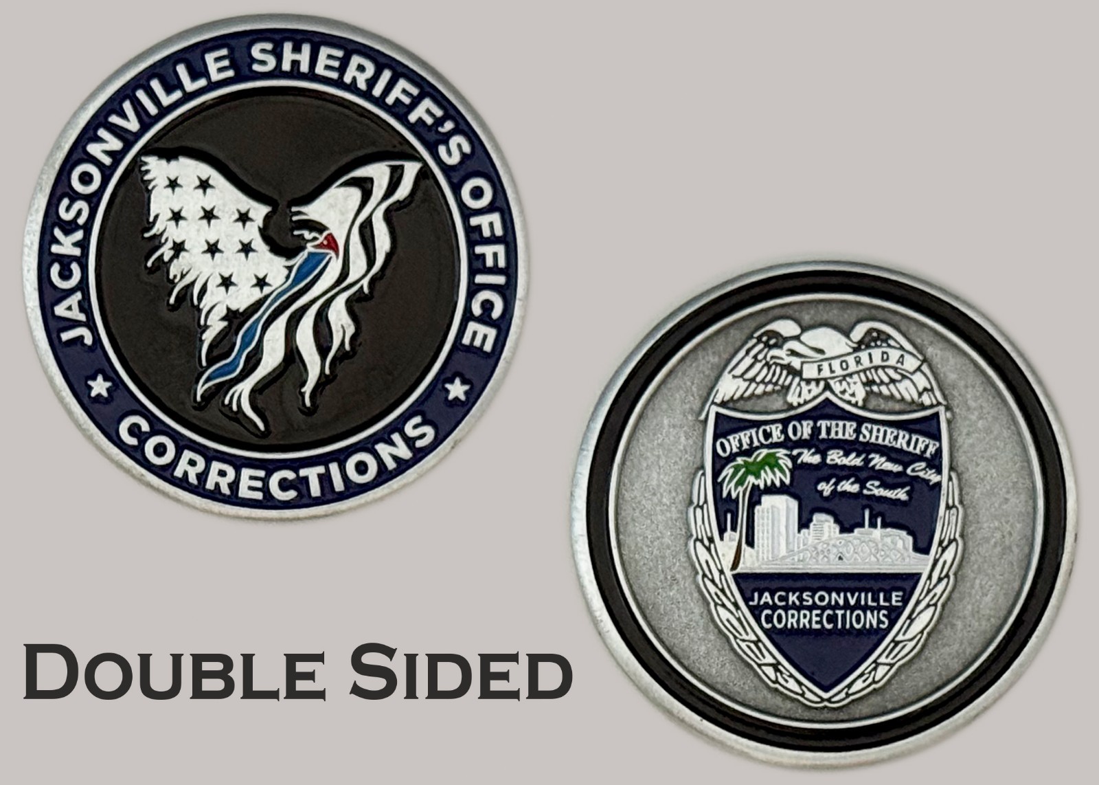 Jacksonville Sheriff's Office Corrections Florida Challenge Coin  J#13