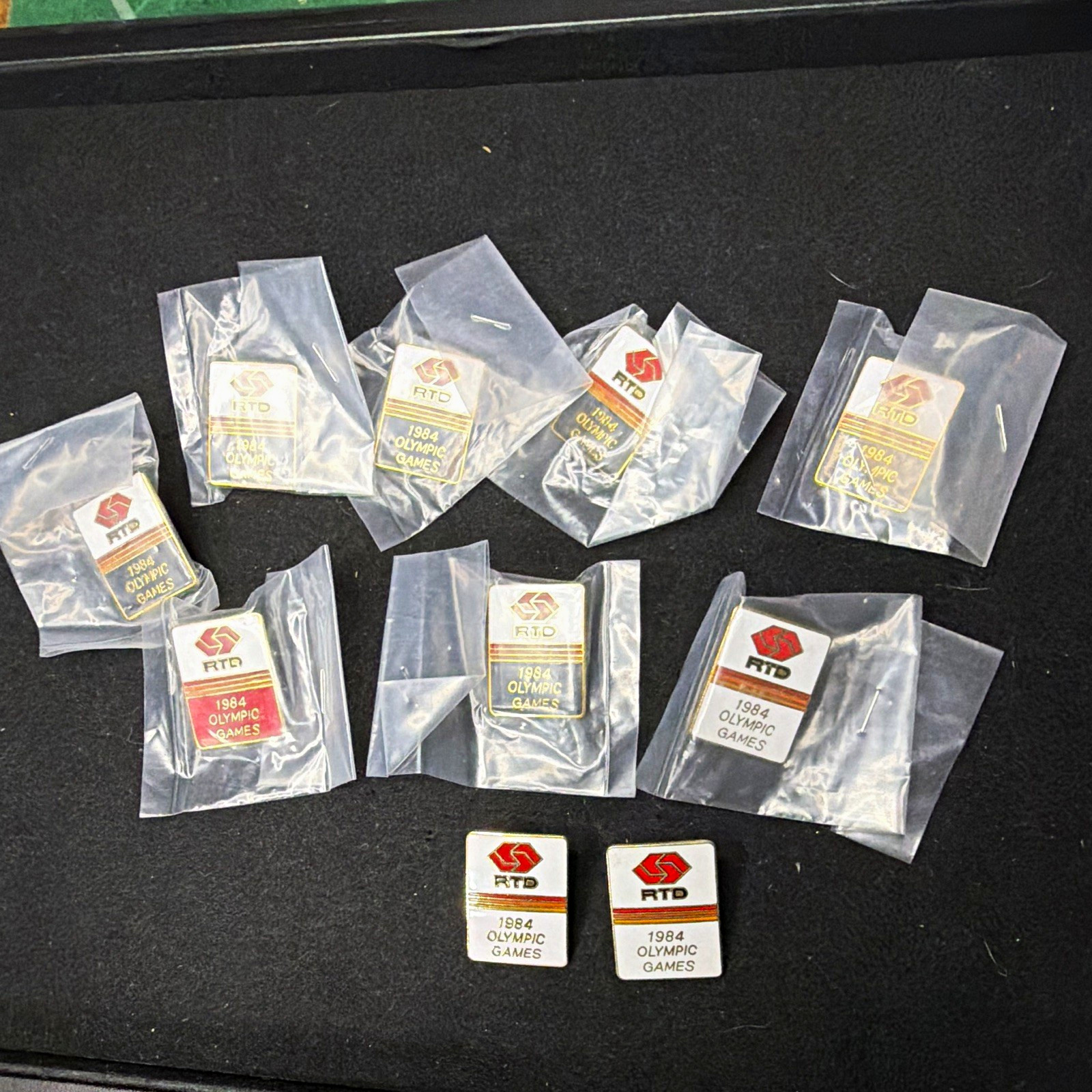 Vintage 1984 LOS ANGELES OLYMPICS PIN California Rapid Transit District lot 10