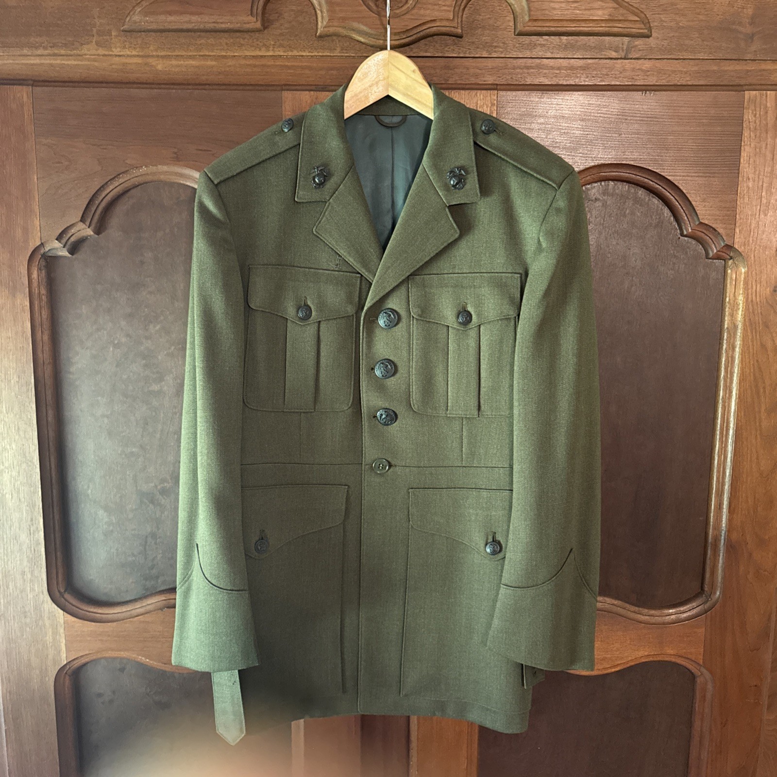 Saco United States Marine Corps Alfpha Uniform Coat Quantico Virginia