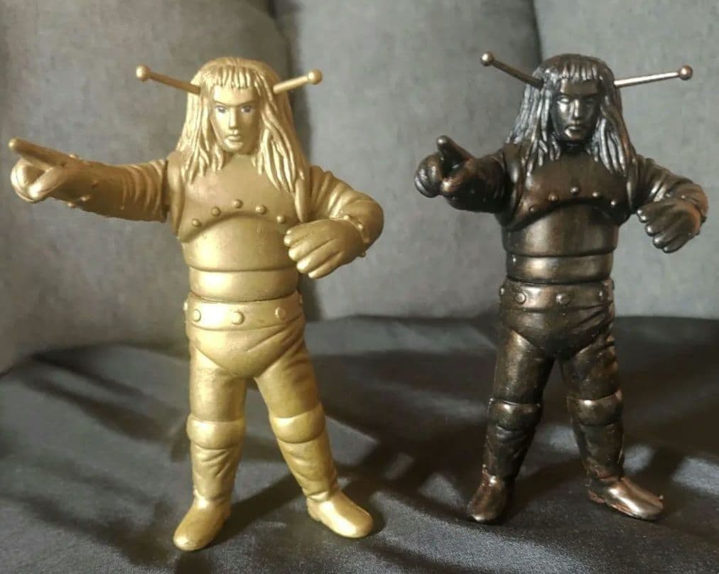 Space Giants Ambassador Magma figure set of 2 retro tokusatsu Japan m704