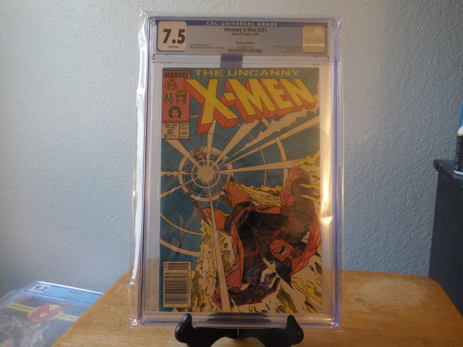 The Uncanny X-Men #221 (1987) CGC 7.5 Newsstand White Pages 1st Mr. Sinister