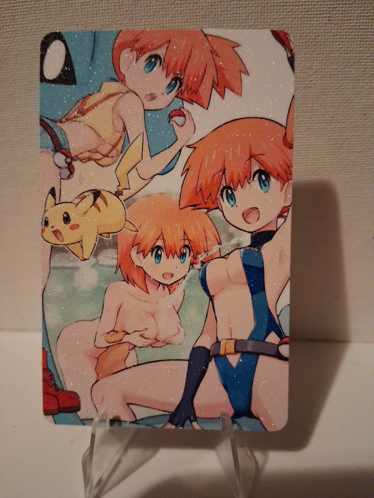 Misty- Pokémon Glitter Anime Trading Card 
