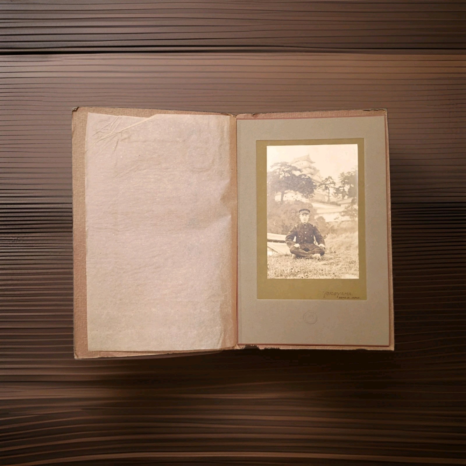 1922 Antique Pre-WWII Japanese Army Photo Folio – Himeji Castle IJA Soldier...
