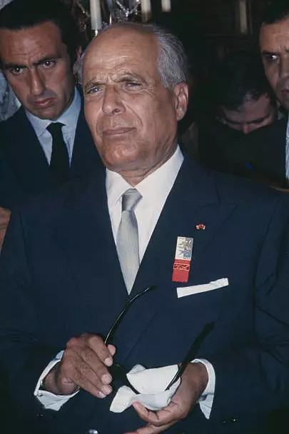 Tunisian statesman and first President of Tunisia, Habib Bourguiba 4x6 PHOTO
