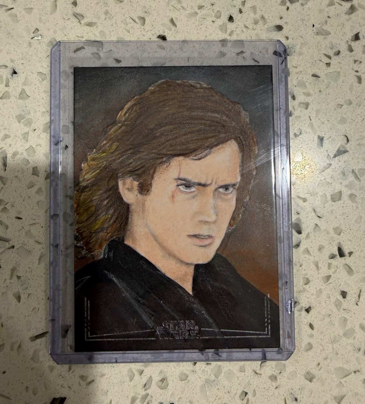2015 Topps Star Wars Sketch Anakin Skywalker Anthony Richichi