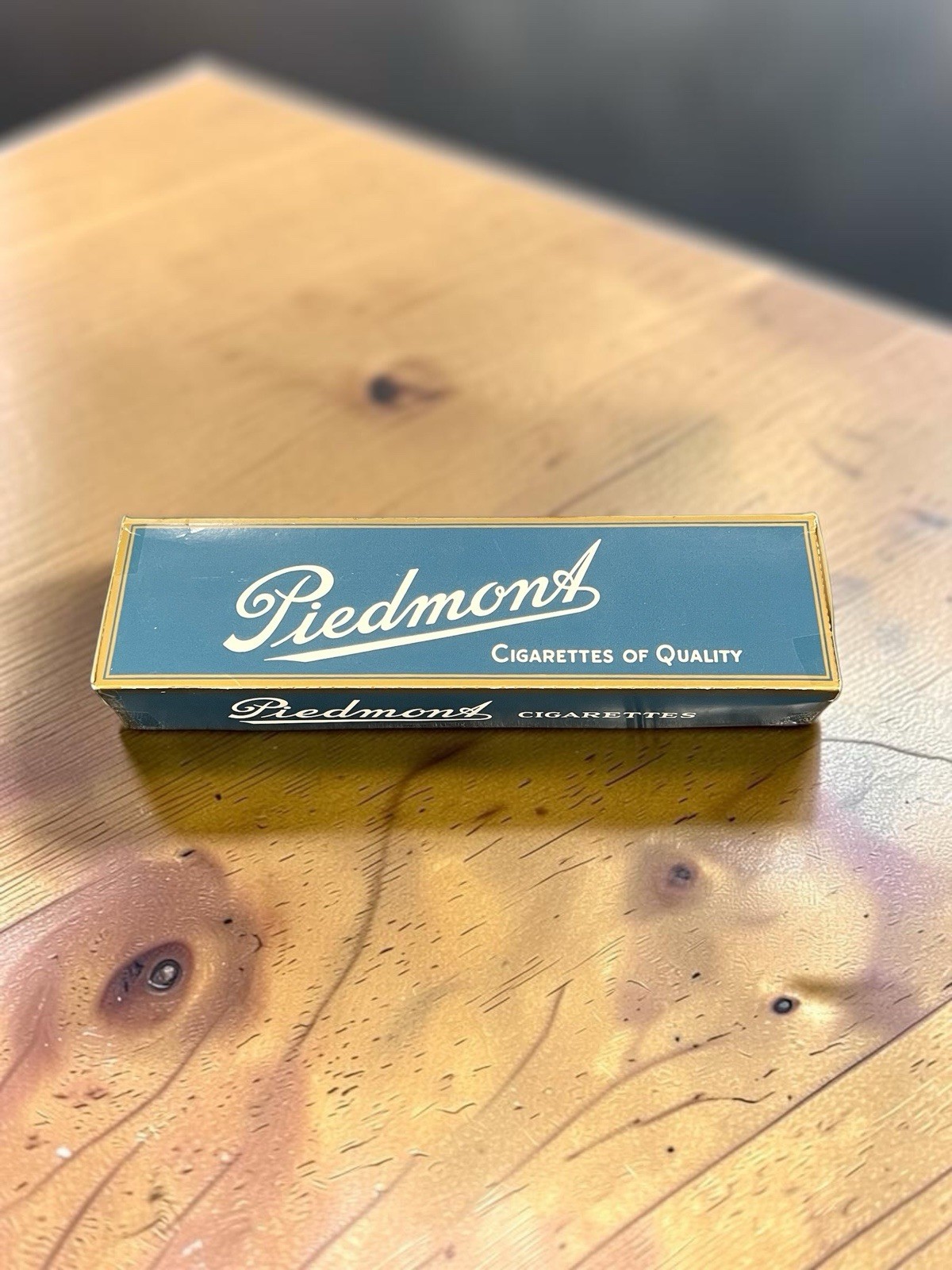 Vintage Style Piedmont Cigarette Carton Empty Box T206 Baseball Card Display