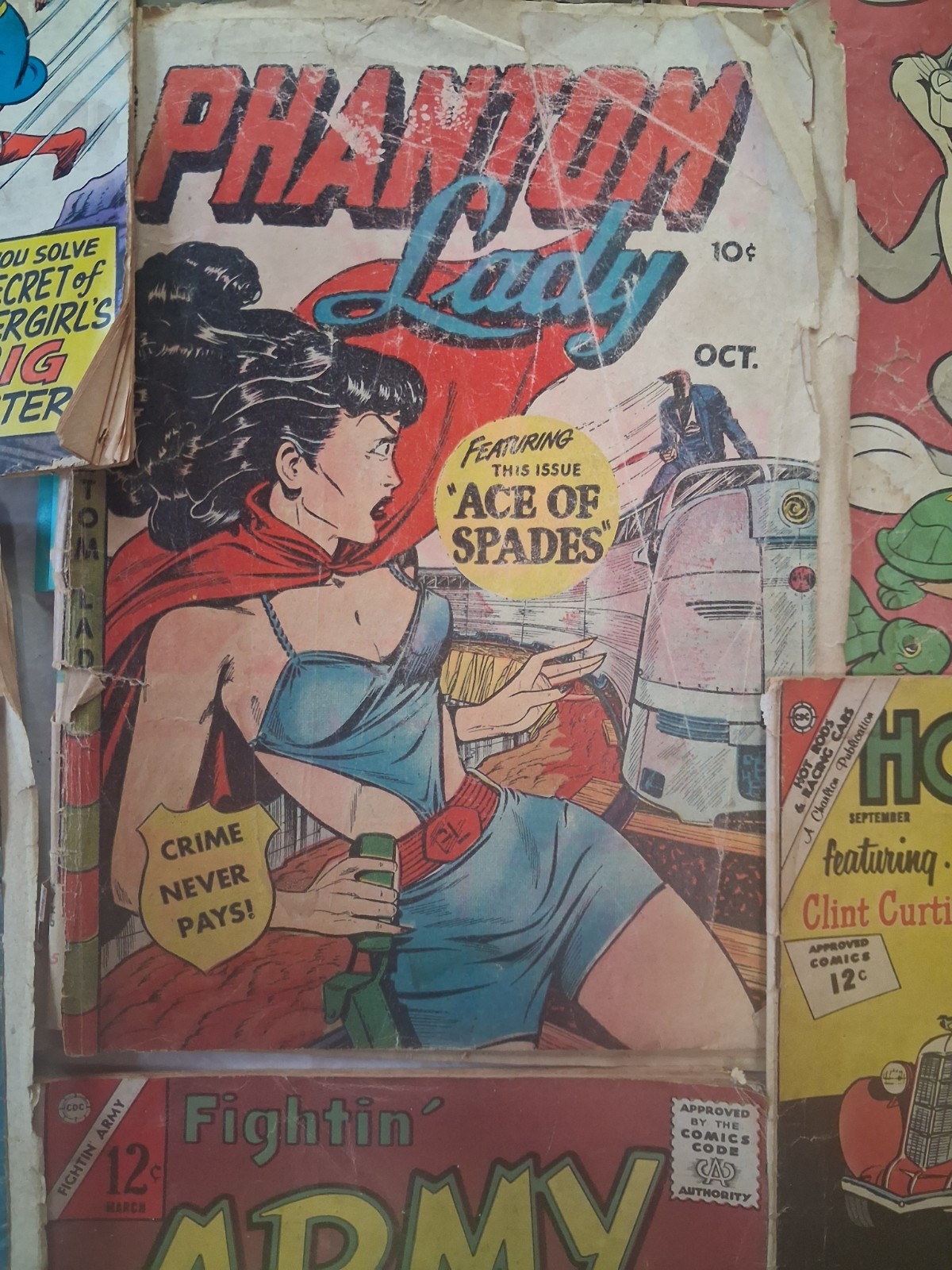 Phantom Lady 1948 Issue 20  And  More. Golden Age Comics.