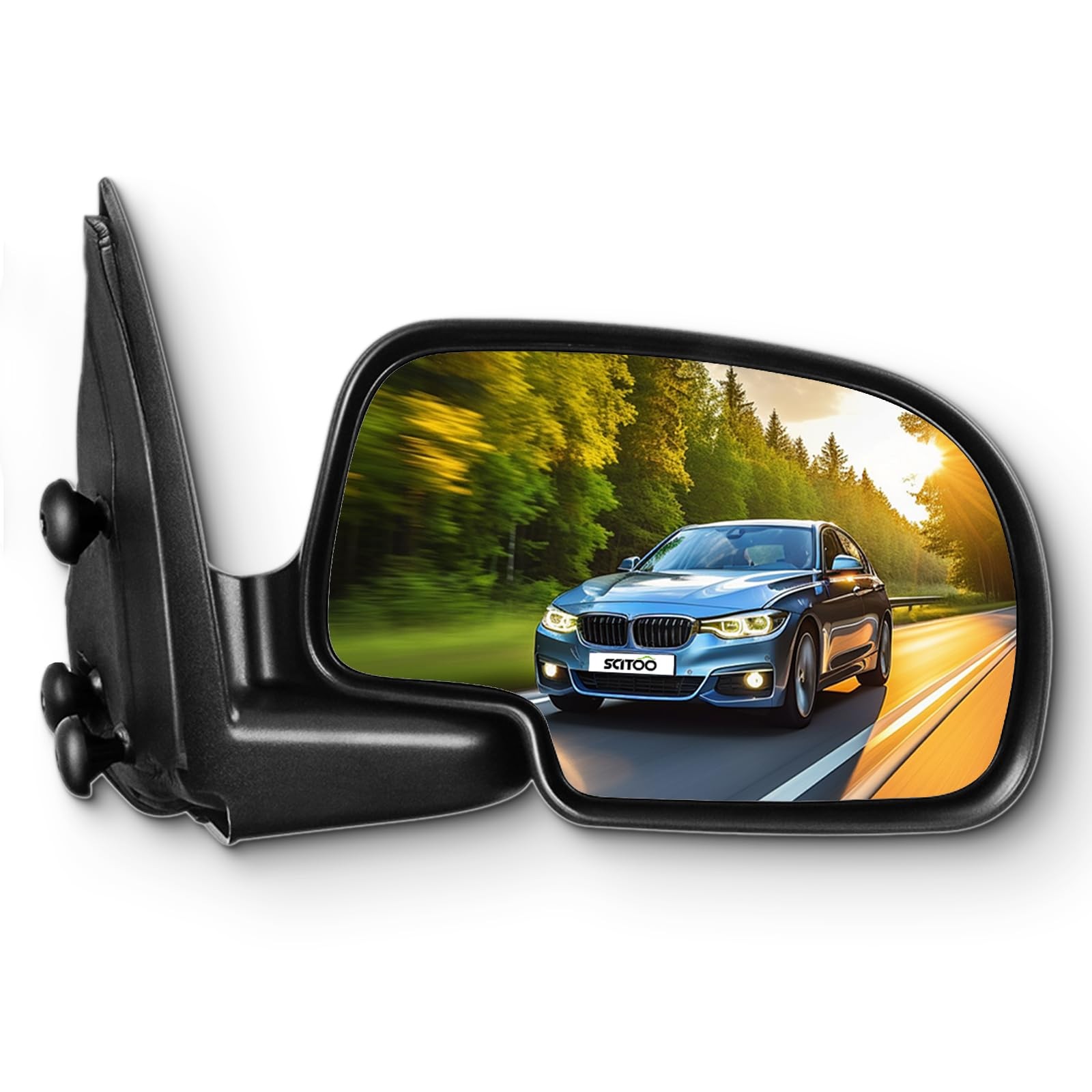 SCITOO Passenger Side View Mirror for 2003-2007 Chevy Silverado