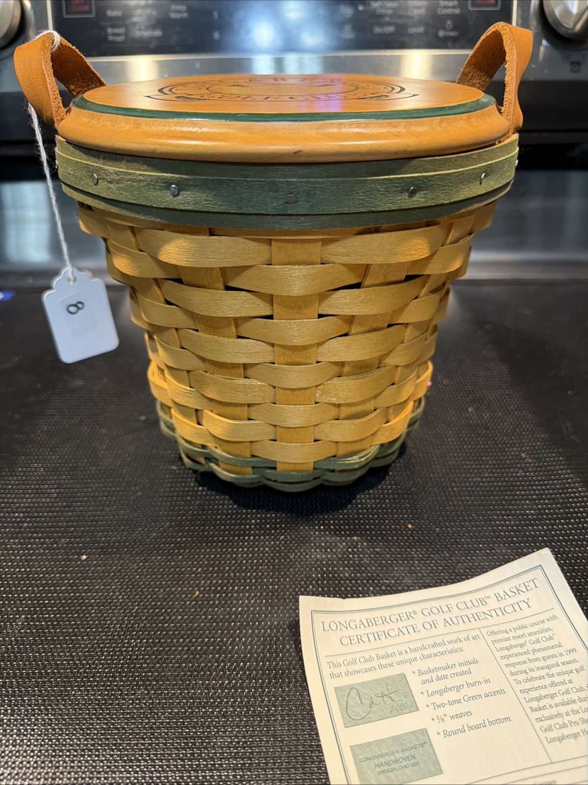 Longaberger Very Rare Golf Basket Set Brand New