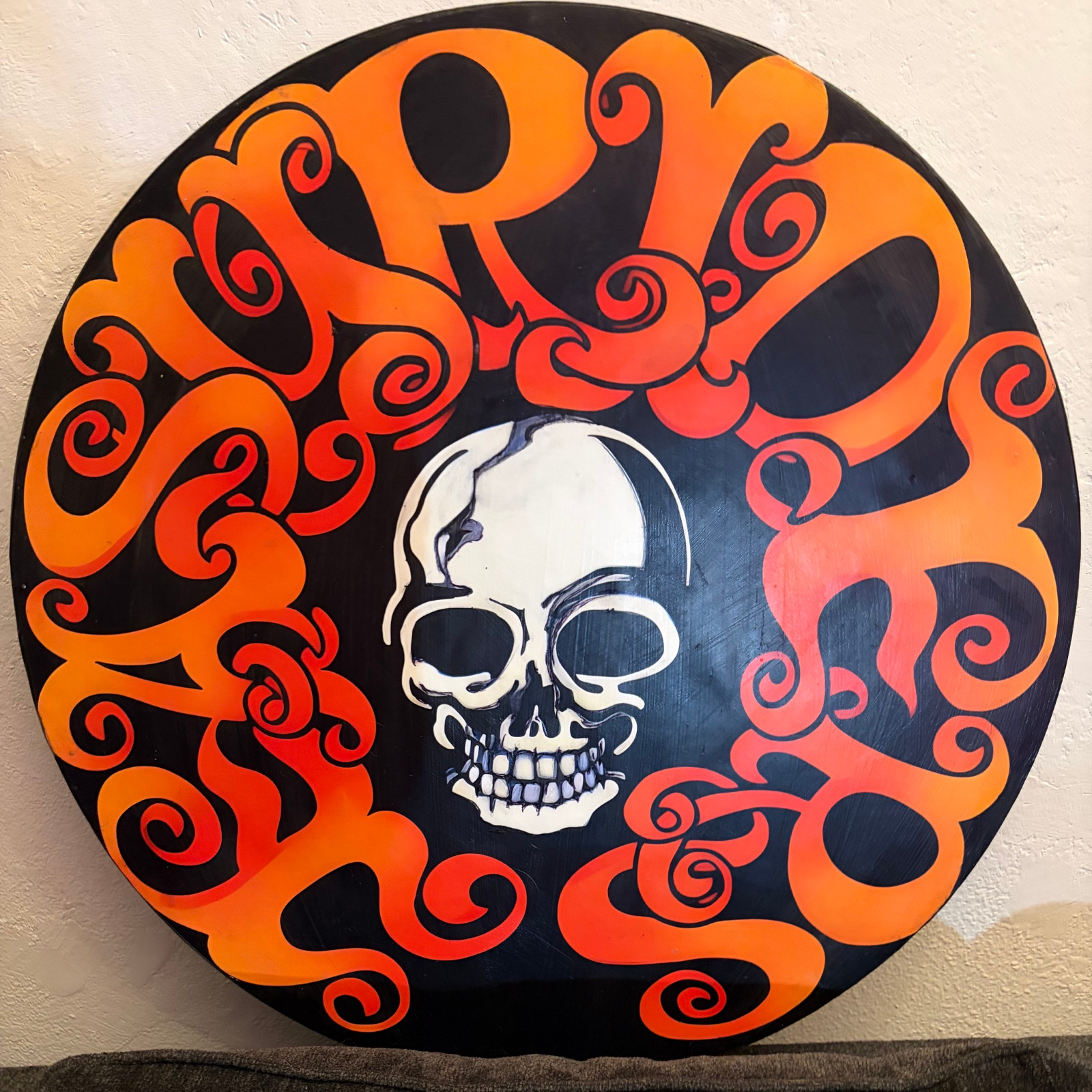 Harley Davidson Easy Riders magazine logo table 24x24