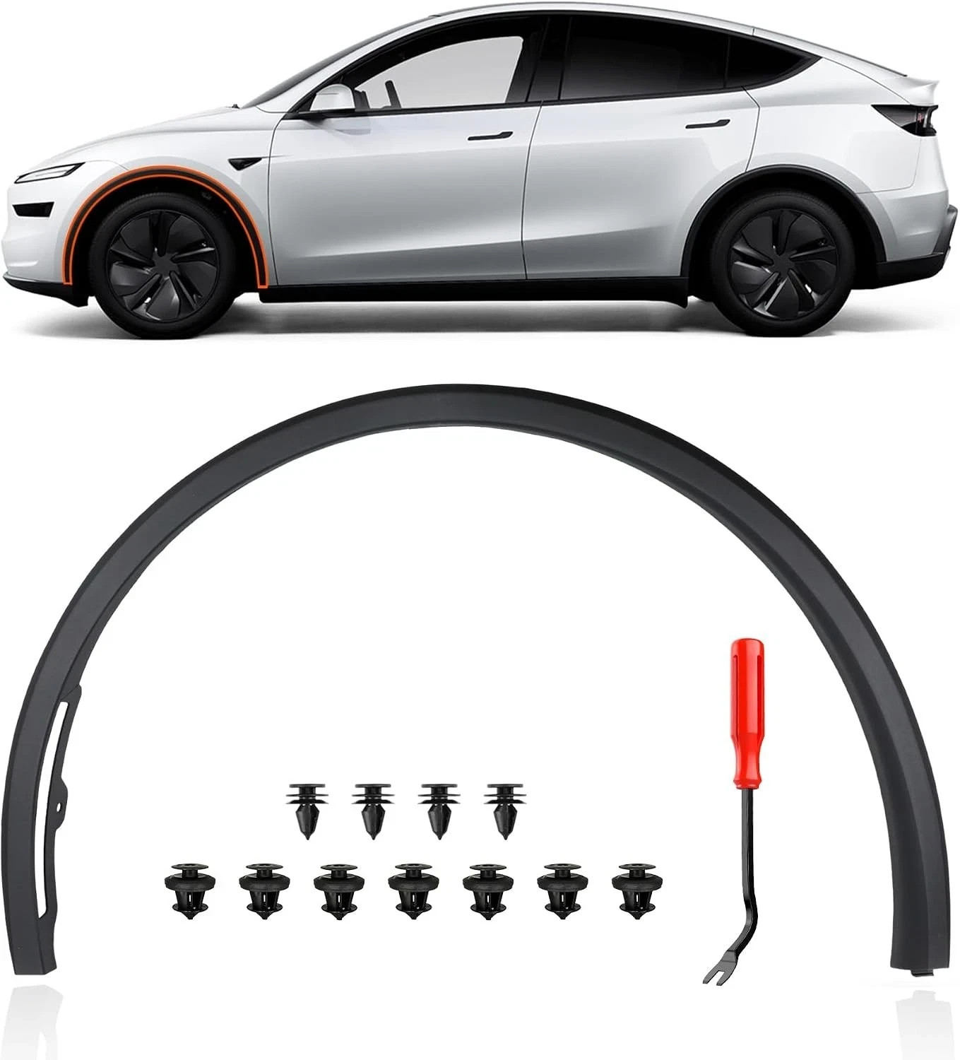 Driver Side Front Fender Trim for Tesla New Model Y (Juniper) 2025 2026 New 