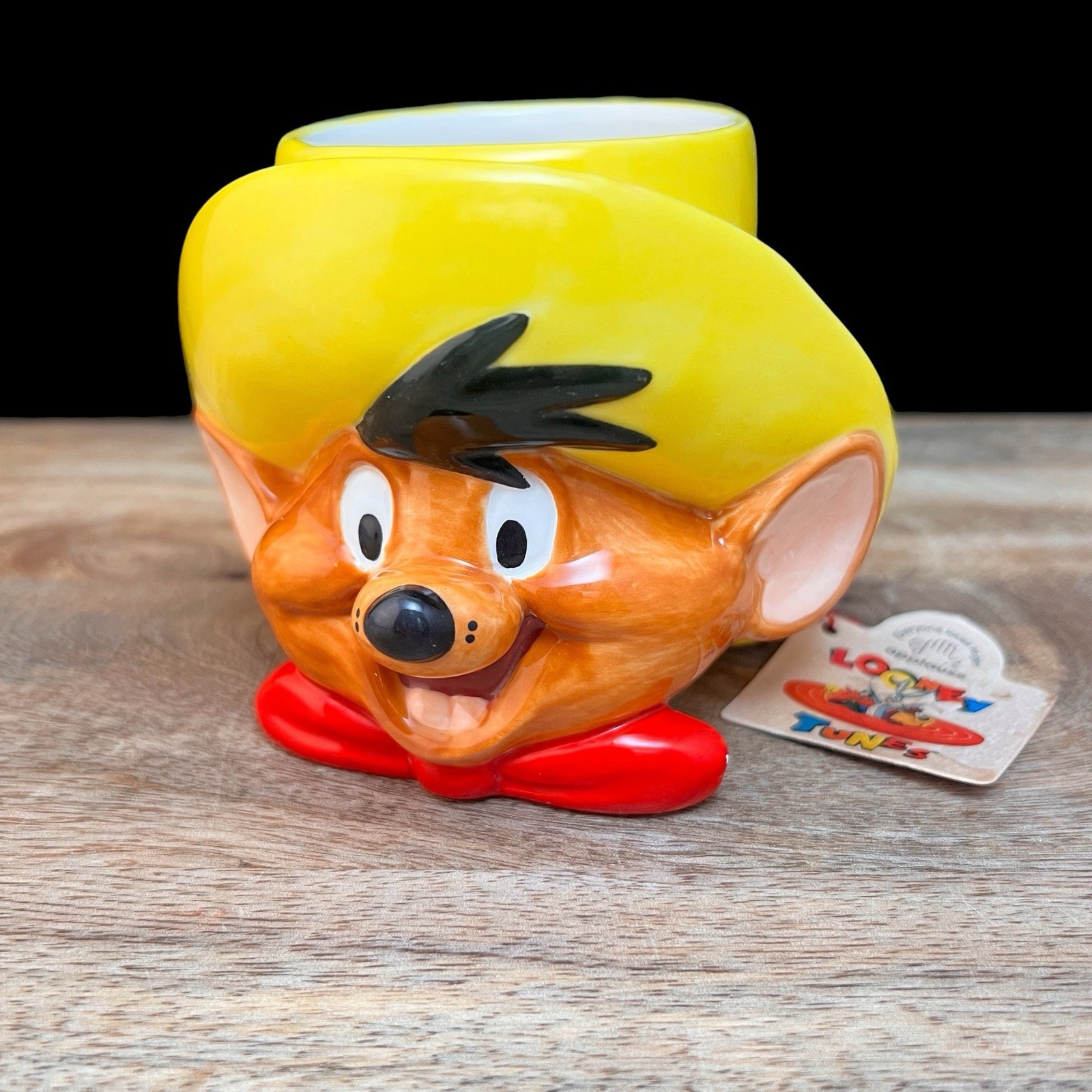 Vintage 1994 Speedy Gonzales Applause Ceramic Mug Warner Bros Looney Tunes