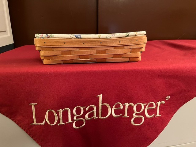 LONGABERGER CRACKER BASKET SET - WARM BROWN