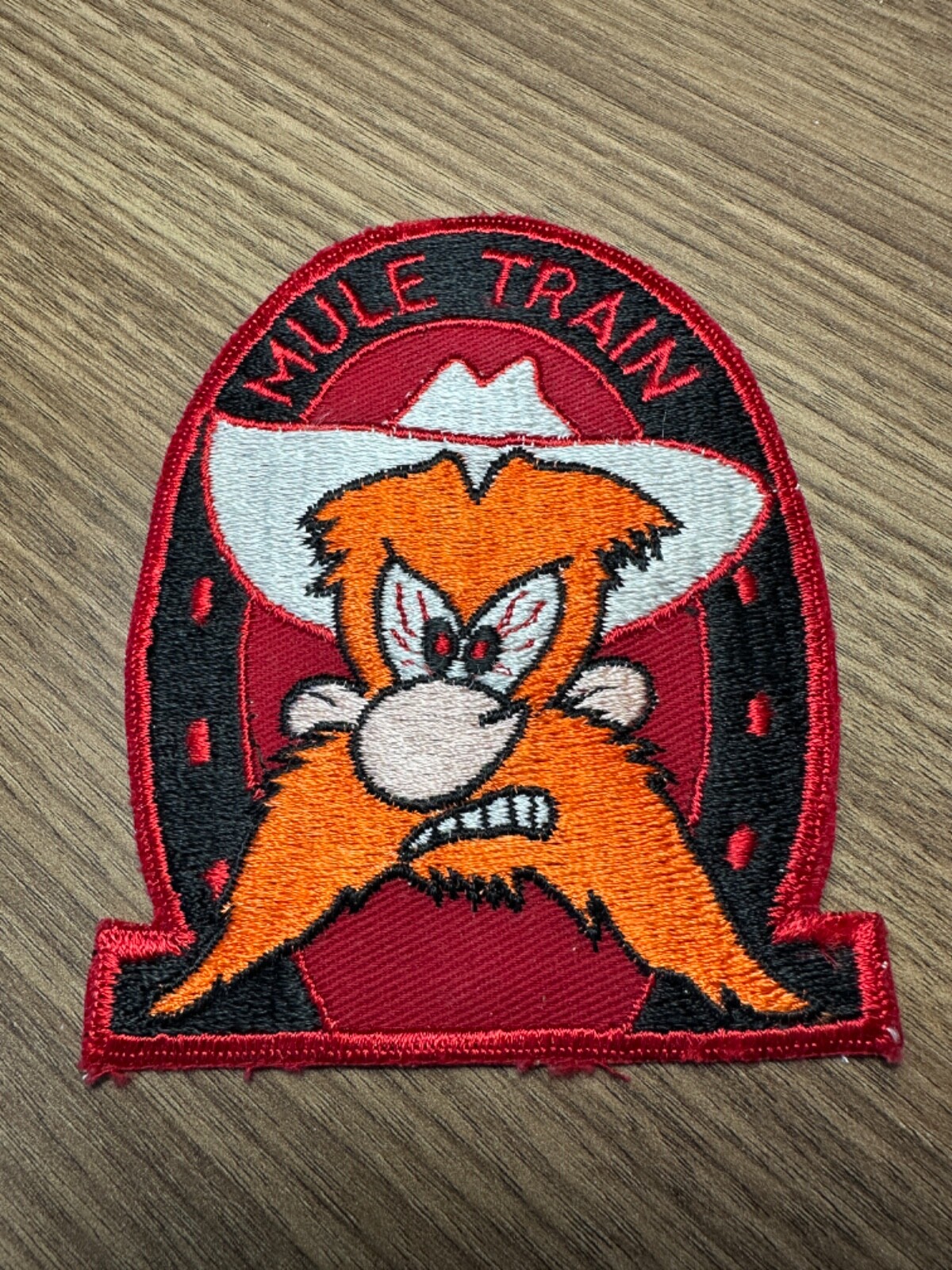 Vintage USAF Mule Train Transportation Squadron Patch