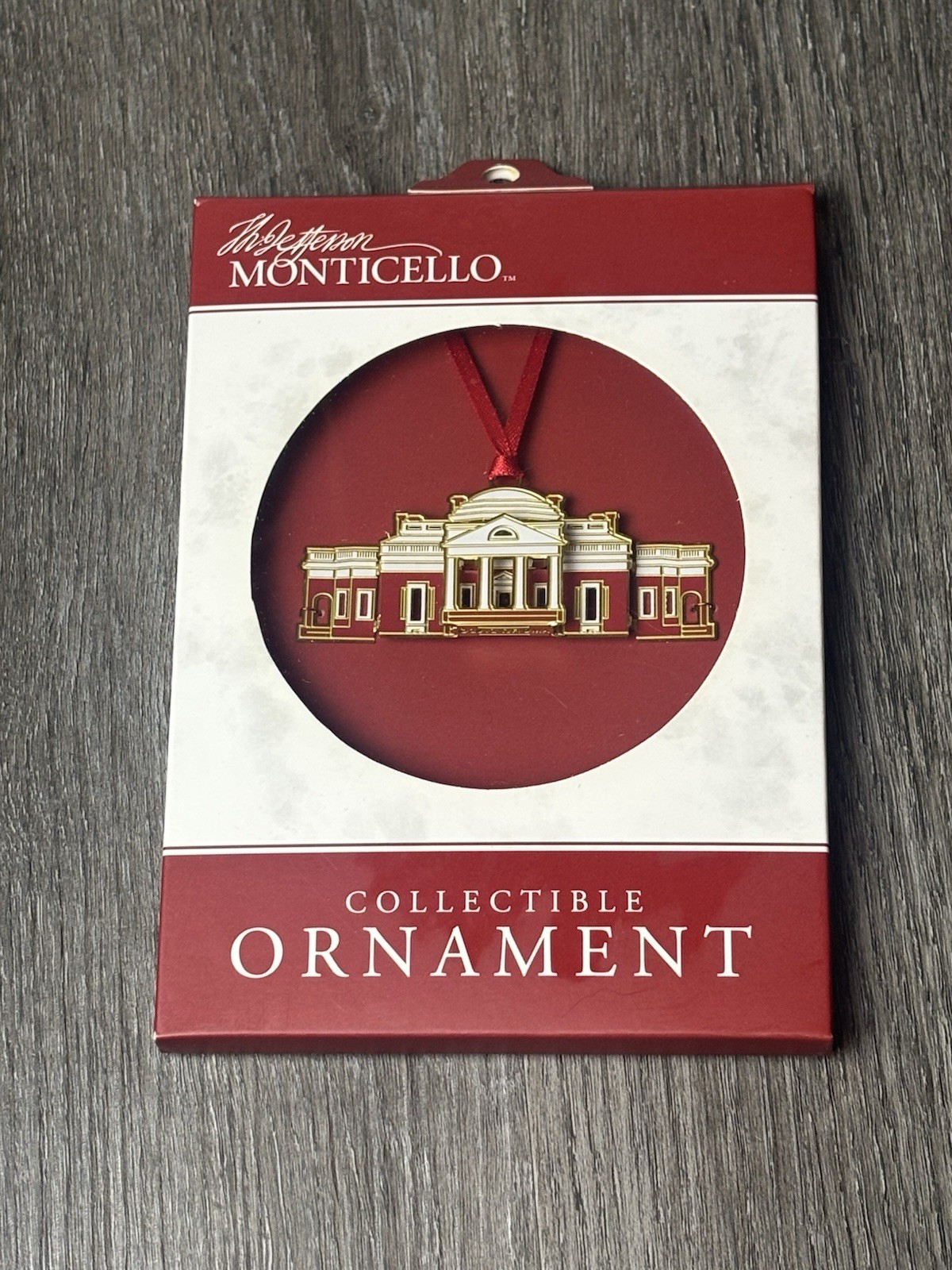 The Jefferson Monticello Collectible Ornament 