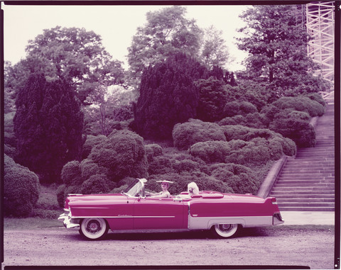 1954 Cadillac Eldorado Automobile Old Car Advertising Photo