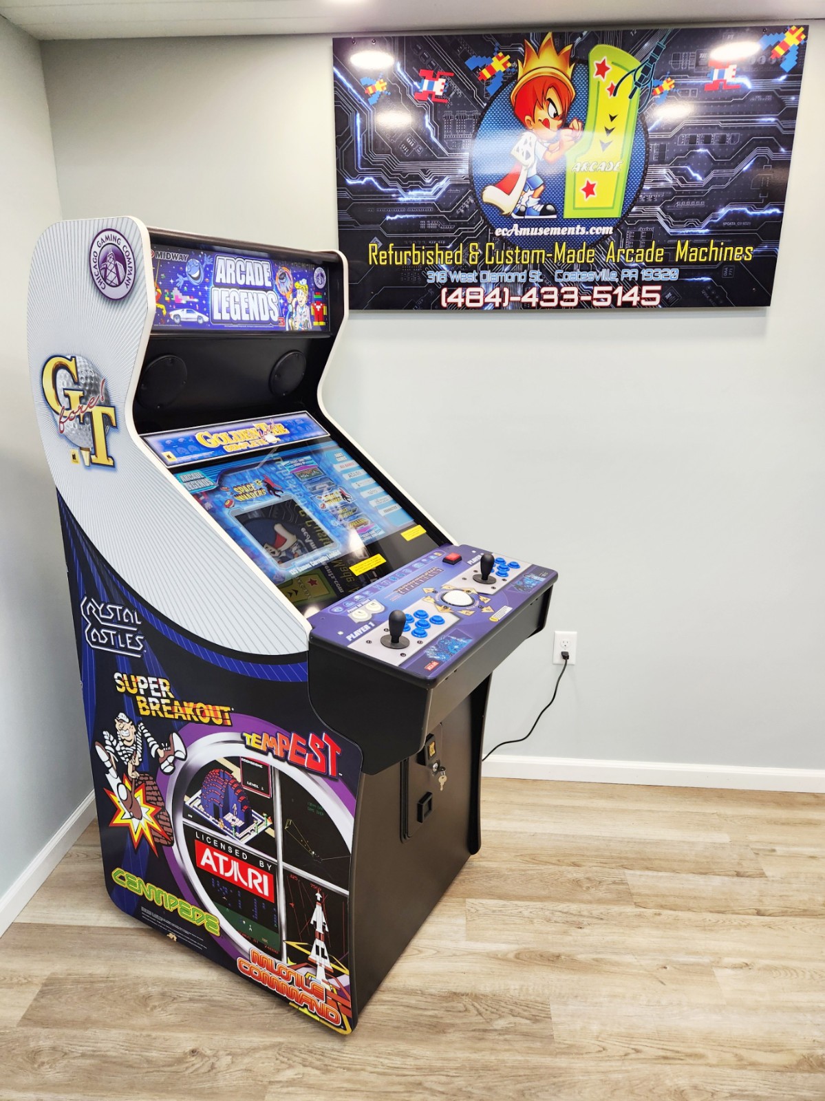 ARCADE LEGENDS 3 (130 Games in 1) Full Size Game Machine Multi Multicade CLASSIC