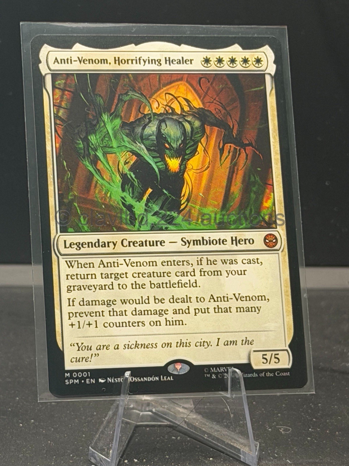 MTG 2025 MARVEL SPIDER-MAN - Anti-Venom, Horrifying Healer  #0001  Mythic
