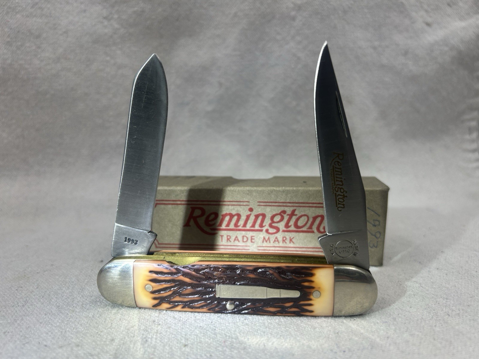 Vintage 1993 Remington R4356 Bush Pilot Bullet Knife — USA Made New Old Stock