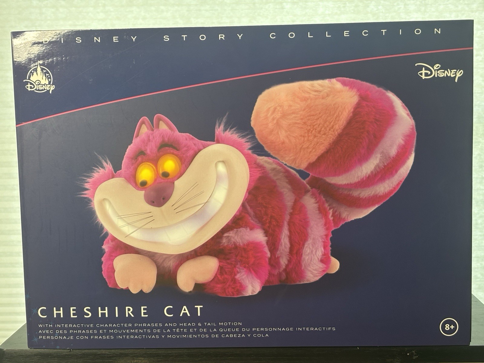 IN HAND 2026 Disney D23 Cheshire Cat Interactive Figure 75th Alice NEW SEALED