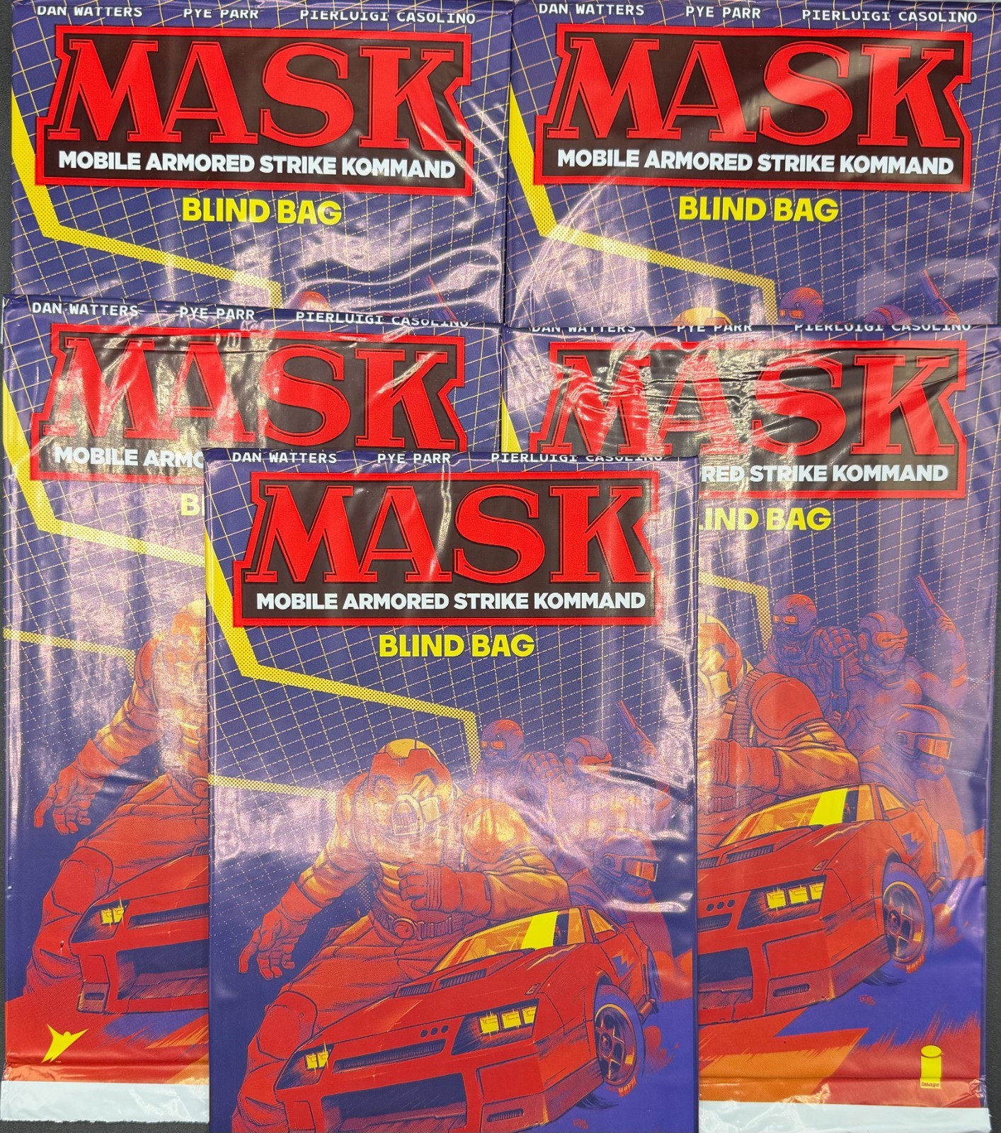 MASK BLIND BAGS LOT OF 5 (UNOPENED)